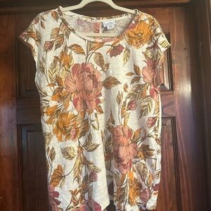Floral Print Women's Top